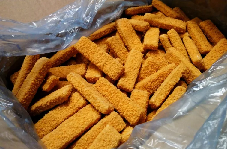 Paluszki rybne panierowane z fileta mintaja 6 kg