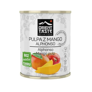 Pulpa z mango Alphonso (bez cukru) 850 g