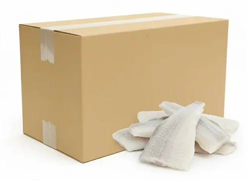 Dorsz czarny filet bez skóry PBI mrożony SHP (220-400 g) 6,8 kg