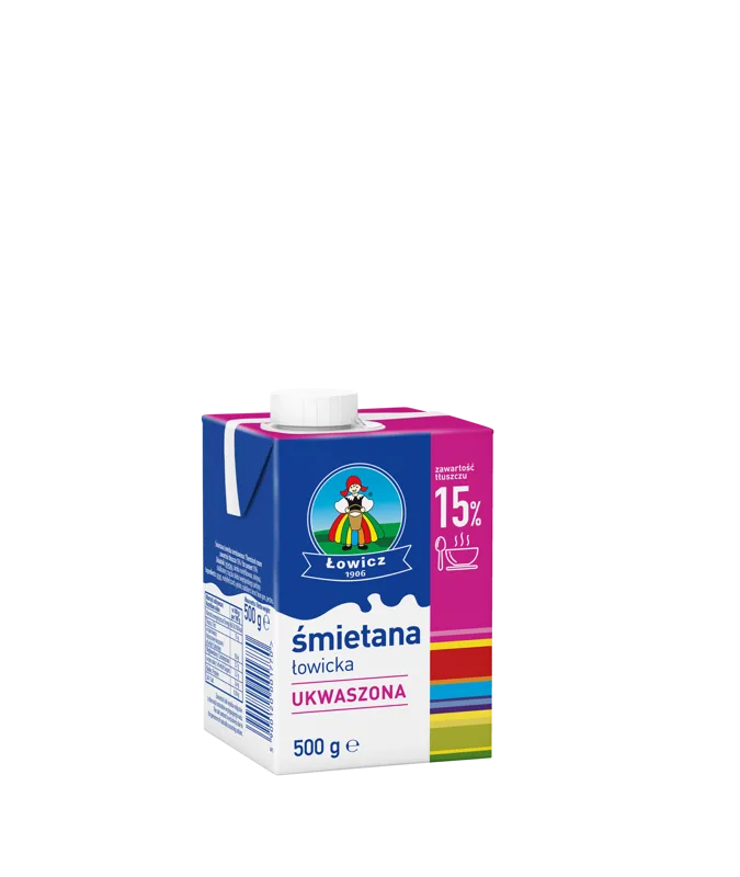 Śmietanka ukwaszona UHT 15% 500 ml