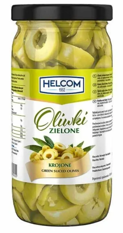 Oliwki zielone krojone 935 ml (450 g po odsączeniu)