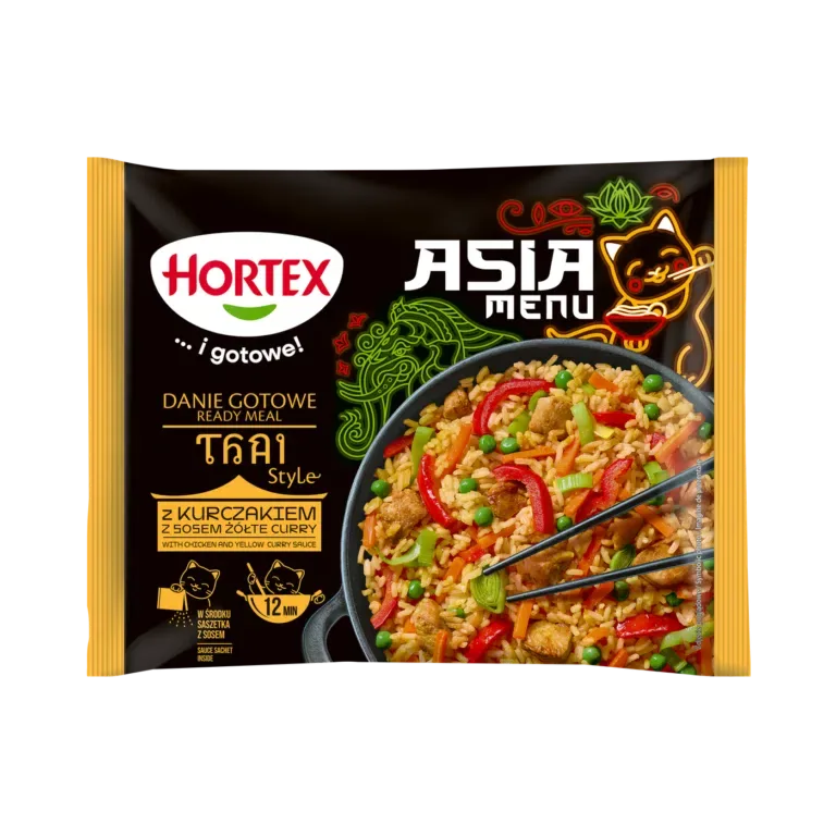 Danie gotowe kurczak z sosem żółte curry 400 g