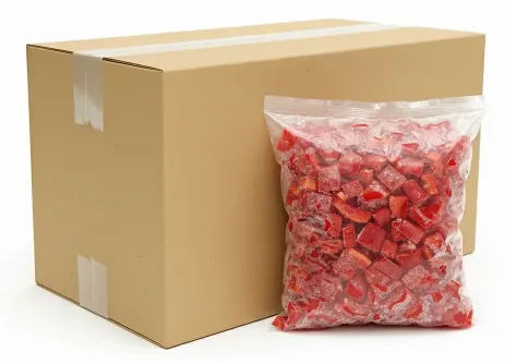 Papryka czerwona kostka 2,5 kg