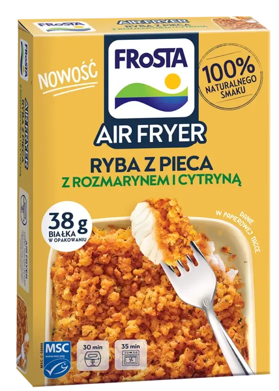 Ryba z pieca z rozmarynem i cytryną Air Fryer 345 g