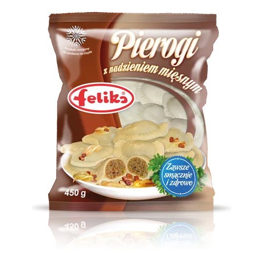 Pierogi domowe z mięsem 450 g