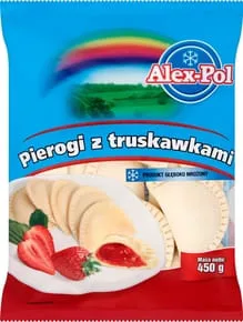 Pierogi z truskawkami 450 g