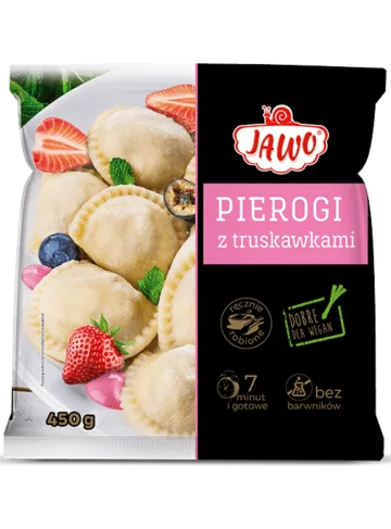 Pierogi z truskawkami 450 g