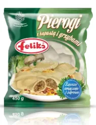 Pierogi domowe z kapustą i grzybami 450 g