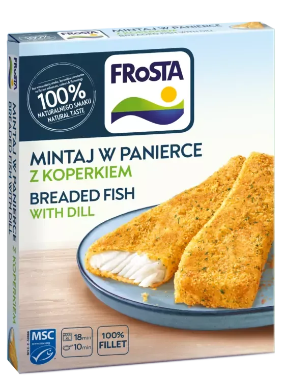 Mintaj w panierce z koperkiem 240 g