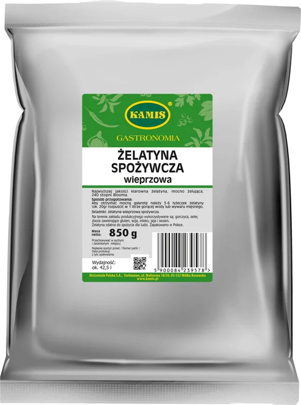 Żelatyna spożywcza 850 g