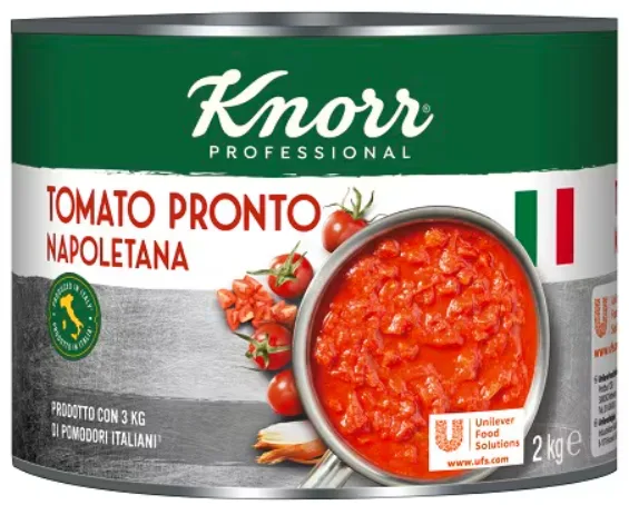 Sos pomidorowy z kawałkami pomidorów i cebuli Tomato Pronto 2 kg