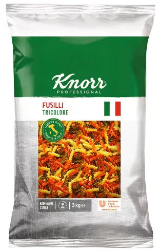 Makaron fusilli tricolore (świderki w 3 kolorach) 3 kg