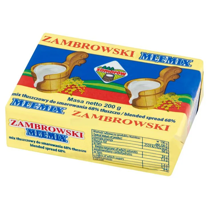Mix tłuszczowy do smarowania Mlemix Zambrowski 68% 200 g