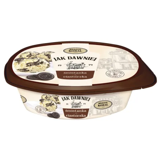 Lody śmietankowe z ciasteczkami 900 ml