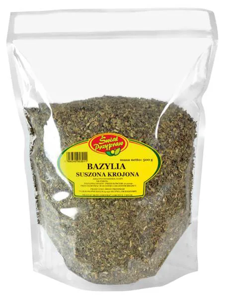 Bazylia suszona krojona 500 g