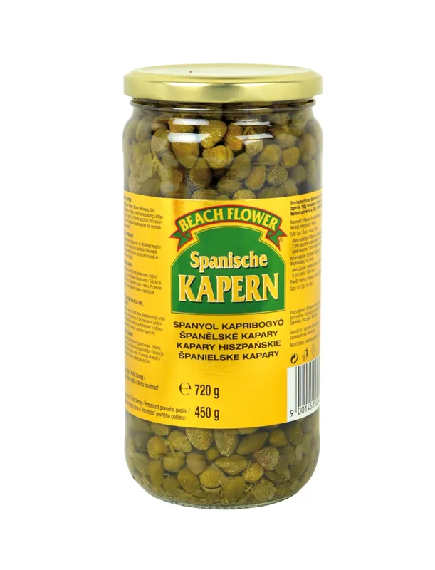 Kapary hiszpańskie w zalewie 720 g (450 g po odsączeniu)