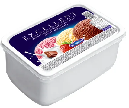 Lody Excellent trójsmakowe 2 l
