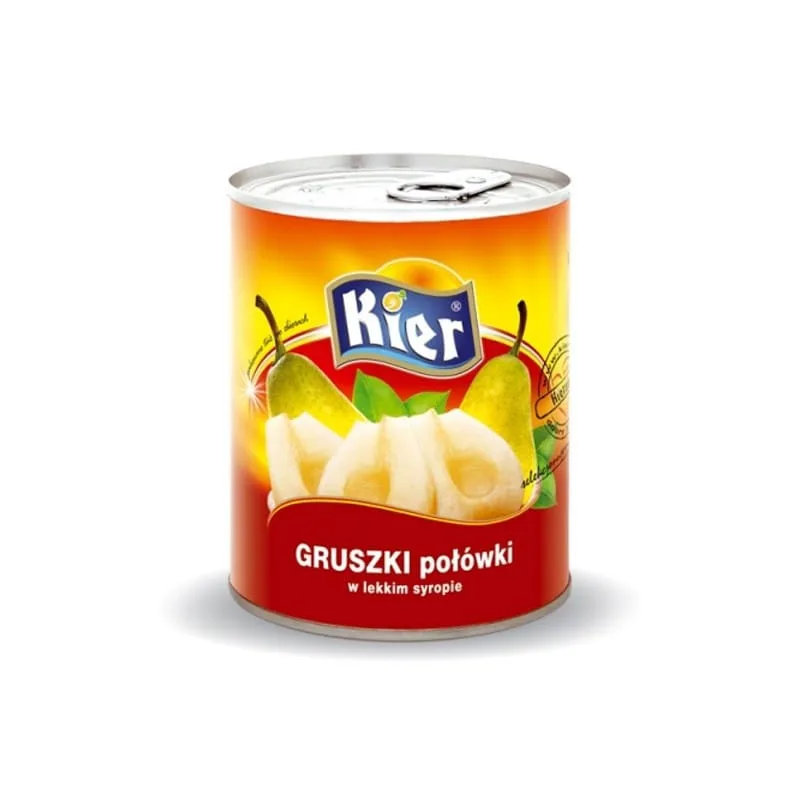 Gruszka połówki w syropie 820 g (460 g po odsączeniu)