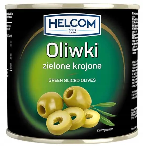 Oliwki zielone krojone 3 l (1,56 kg po odsączeniu)