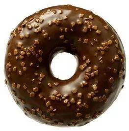 Donut z czekoladą i orzechami laskowymi 48 × 70 g
