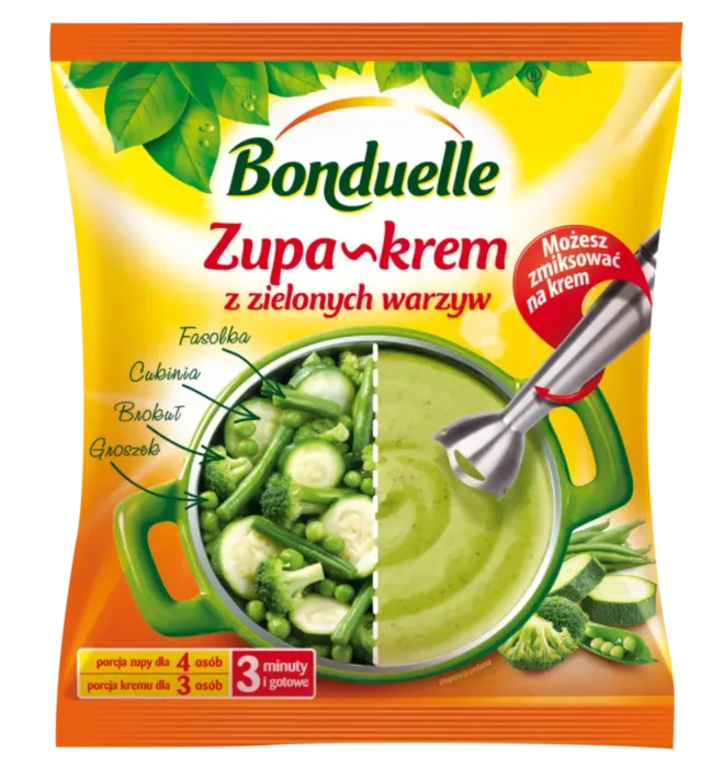 Zupa krem z zielonych warzyw 400 g