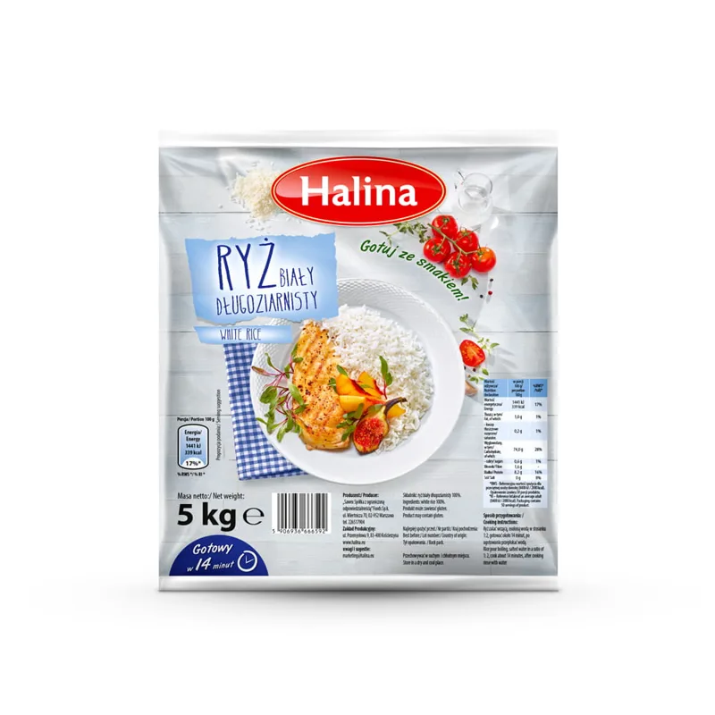 Ryż biały długoziarnisty 5 kg