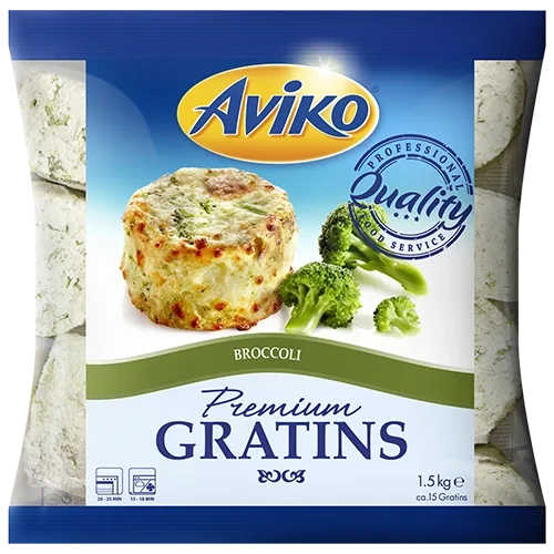 Gratiny ziemniaczane z brokułami 1,5 kg