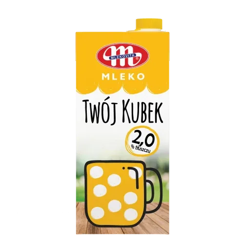 Mleko UHT 2% 1 l