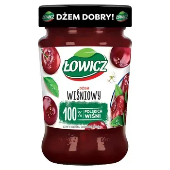 Dżem wiśniowy o obniżonej zawartości cukrów 280 g