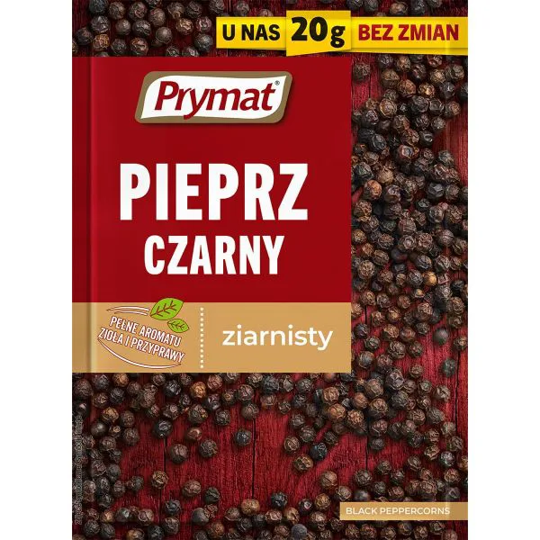 Pieprz czarny ziarnisty 20 g