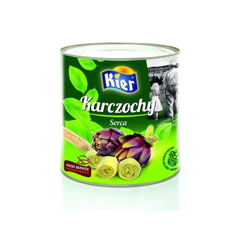 Karczochy serca w zalewie naturalnej 2,5 kg (1,55 kg)