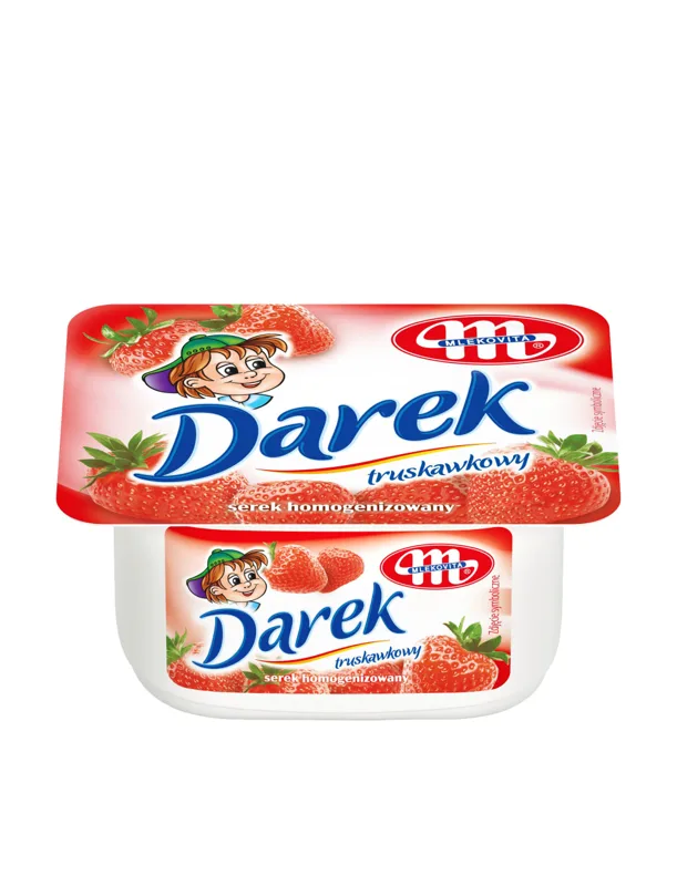 Serek homogenizowany truskawkowy Darek 150 g