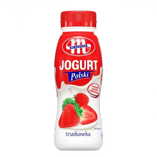 Jogurt Polski pitny truskawkowy 250 g