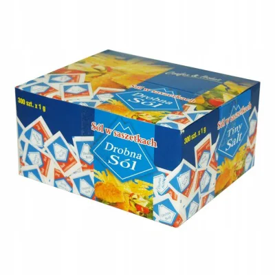 Sól w saszetkach 300 × 1 g