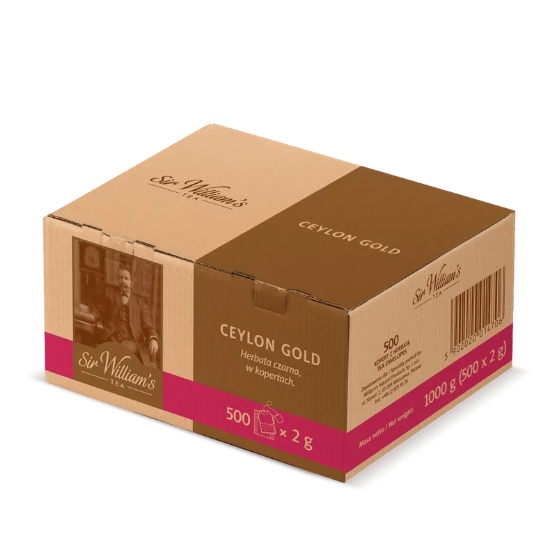 Herbata konferencyjna czarna Ceylon gold 500 kopert