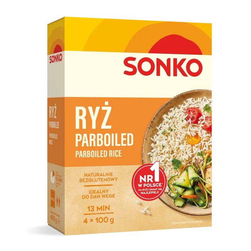Ryż paraboliczny 4 × 100 g