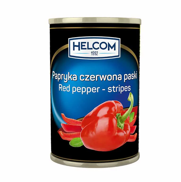 Papryka konserwowa paski 4 l (2,3 kg po odsączeniu)