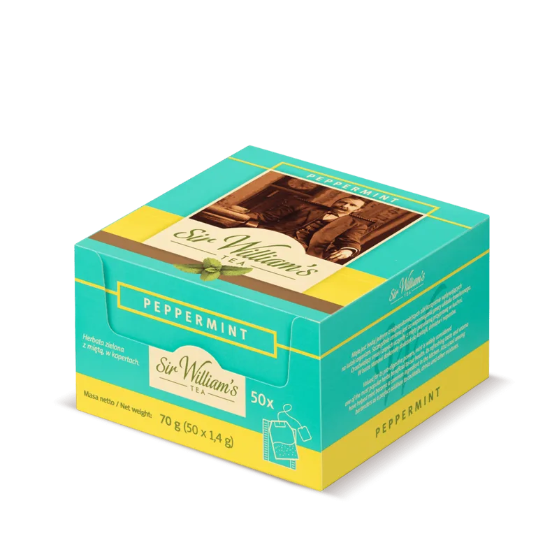Herbata zielona peppermint 50 kopert