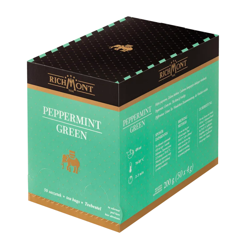 Herbata Peppermint Green, 50 szt.