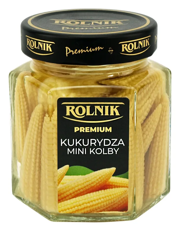 Kukurydza mini kolby premium 314 ml (135 g po odsączeniu)