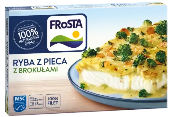Ryba z pieca z brokułami 330 g