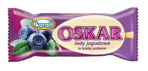 Lody jagodowe w białej czekoladzie Oskar 90 ml