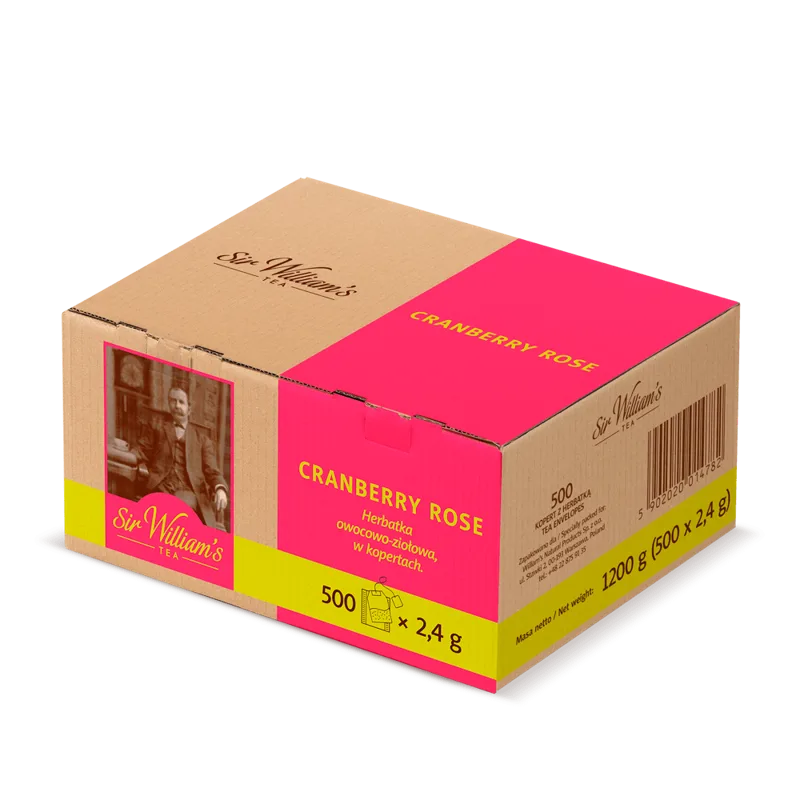 Herbata konferencyjna owocowa cranberry rose 500 kopert