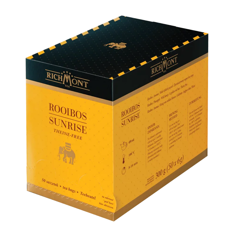 Herbata rooibos sunrise 50 szt.