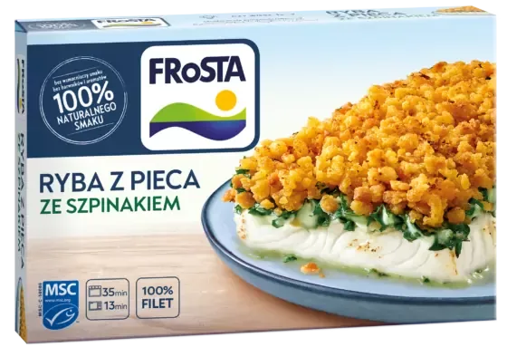 Ryba z pieca ze szpinakiem 360 g
