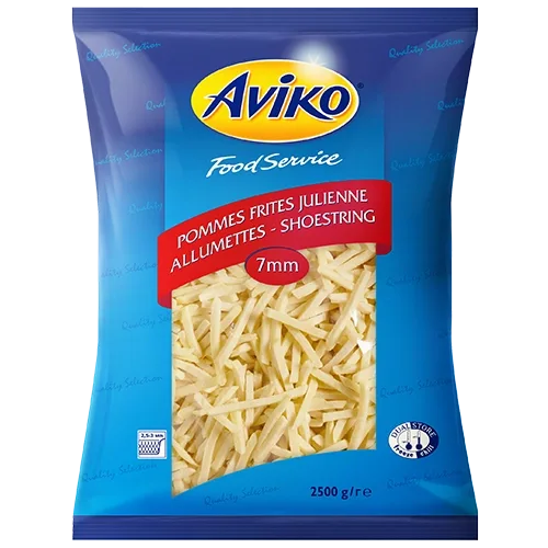 Frytki cienkie typu fast food 7 mm 2,5 kg