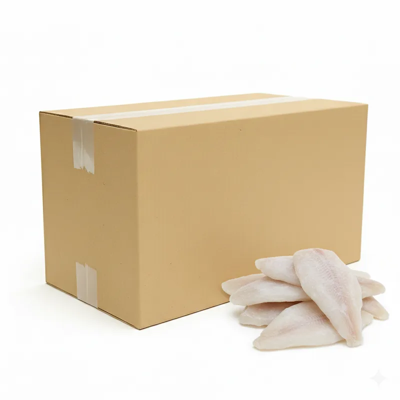 Limanda żółtopłetwa filet bez skóry mrożony IQF (85-140 g) 5 kg (3,5 kg bez glazury)